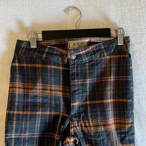 Free People plaid pants